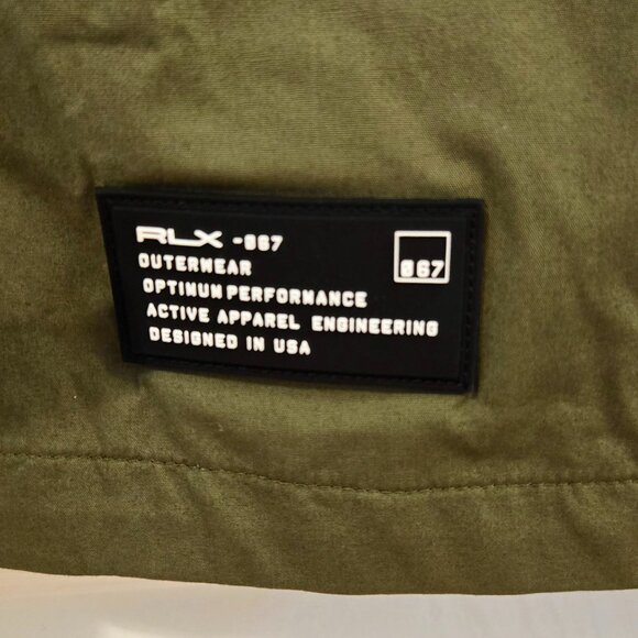 RLX Ralph Lauren Cotton Stretch Ripstop Color Blocked Paneled Jacket - Picture 8 of 16